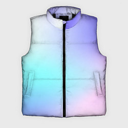 Мужской жилет Небесно голубой градиентный, цвет: 3D-черный
