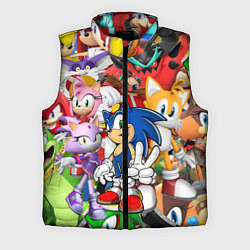 Мужской жилет Sonic ПЕРСОНАЖИ, цвет: 3D-красный