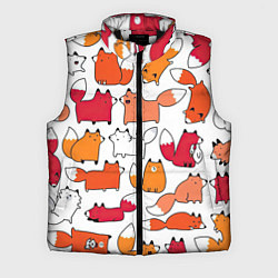 Мужской жилет Милые лисы