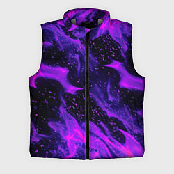 Мужской жилет ФИОЛЕТОВЫЙ ОГОНЬ, цвет: 3D-светло-серый