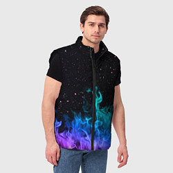 Мужской жилет Перламутровый огонь, цвет: 3D-черный — фото 2