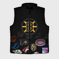 Мужской жилет NHL Boston Bruins Z, цвет: 3D-черный