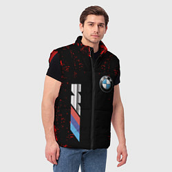 Мужской жилет BMW, цвет: 3D-красный — фото 2