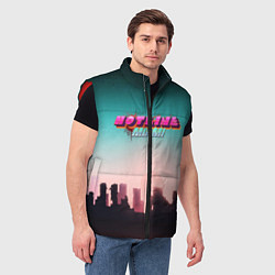Мужской жилет HOTLINE MIAMI, цвет: 3D-красный — фото 2