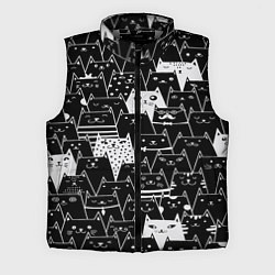 Мужской жилет КОТЫ BLACK, цвет: 3D-светло-серый