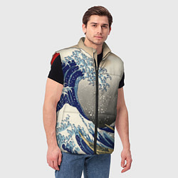 Мужской жилет ЯПОНСКАЯ КАРТИНА, цвет: 3D-красный — фото 2