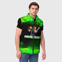 Мужской жилет Minecraft 1, цвет: 3D-черный — фото 2