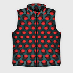 Мужской жилет Раскалённый красный 3Д, цвет: 3D-черный