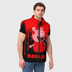 Мужской жилет Roblox Piggy, цвет: 3D-красный — фото 2