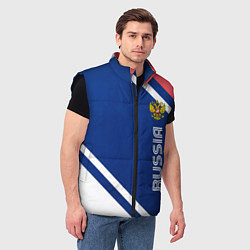 Мужской жилет RUSSIA SPORT, цвет: 3D-черный — фото 2