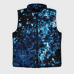 Мужской жилет Абстракция жидкость, цвет: 3D-черный