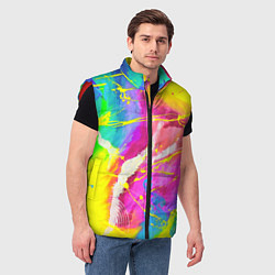 Мужской жилет ТИ-ДАЙ, цвет: 3D-красный — фото 2