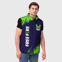 Мужской жилет FREE FIRE ФРИ ФАЕР, цвет: 3D-черный — фото 2