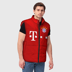 Мужской жилет FC Bayern Munchen, цвет: 3D-красный — фото 2
