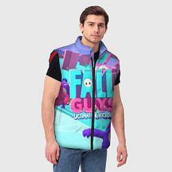 Мужской жилет Fall Guys, цвет: 3D-красный — фото 2