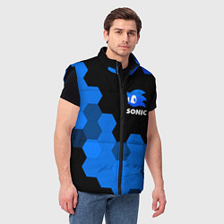 Мужской жилет СОНИК SONIC, цвет: 3D-черный — фото 2