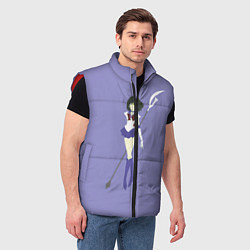Мужской жилет Сейлор Сатурн, цвет: 3D-красный — фото 2