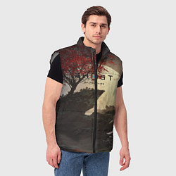 Мужской жилет Ghost of Tsushima, цвет: 3D-светло-серый — фото 2