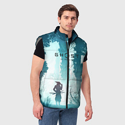 Мужской жилет Ghost of Tsushima, цвет: 3D-светло-серый — фото 2