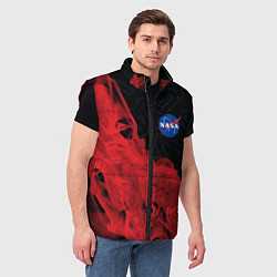 Мужской жилет NASA НАСА, цвет: 3D-черный — фото 2