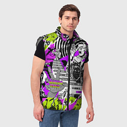 Мужской жилет Watch Dogs: Legion, цвет: 3D-светло-серый — фото 2