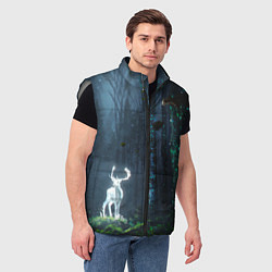Мужской жилет Олень, цвет: 3D-светло-серый — фото 2
