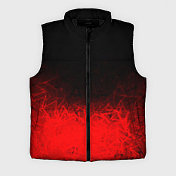 Мужской жилет КРАСНО-ЧЕРНЫЙ ГРАДИЕНТ, цвет: 3D-черный