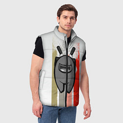 Мужской жилет Among Us, цвет: 3D-черный — фото 2