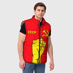 Мужской жилет СССР, цвет: 3D-светло-серый — фото 2