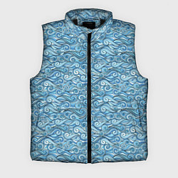 Мужской жилет Море волнуется, цвет: 3D-черный