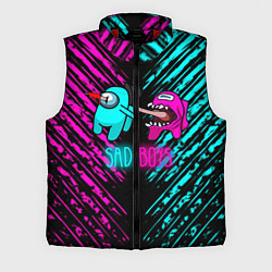 Мужской жилет Among us sad boys, цвет: 3D-красный
