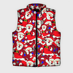 Мужской жилет Дед Санта, цвет: 3D-черный