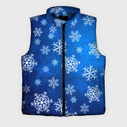 Мужской жилет Новый Год Снежинки