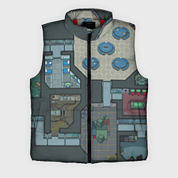 Мужской жилет AMONG US - КАРТА, цвет: 3D-красный