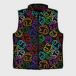 Мужской жилет AMONG US NEON, цвет: 3D-красный