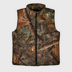 Мужской жилет Охотничий камуфляж, цвет: 3D-черный