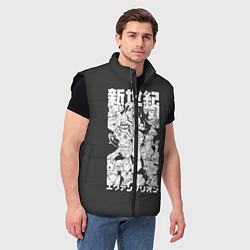Мужской жилет Евангилион, цвет: 3D-черный — фото 2