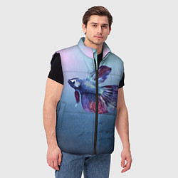 Мужской жилет Рыбка, цвет: 3D-черный — фото 2