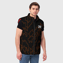 Мужской жилет Cs:go - Fnatic 2021 Bootcamp, цвет: 3D-красный — фото 2