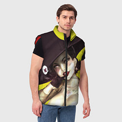 Мужской жилет РЕЗИДЕНТ ИВЕЛ ДЕРЕВНЯ, цвет: 3D-красный — фото 2