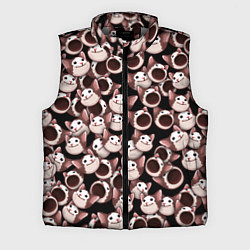 Мужской жилет Popping cats