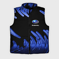 Мужской жилет Subaru, цвет: 3D-черный
