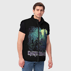 Мужской жилет IRON MAIDEN, цвет: 3D-черный — фото 2