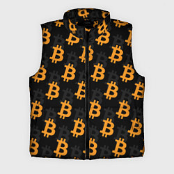 Мужской жилет БИТКОИН BITCOIN, цвет: 3D-черный