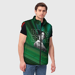 Мужской жилет Билли Айлиш, цвет: 3D-красный — фото 2