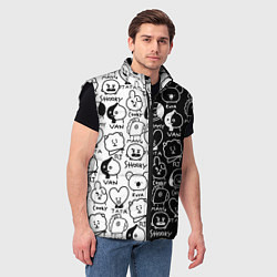 Мужской жилет BTS BT21, цвет: 3D-черный — фото 2