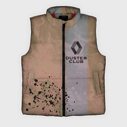 Мужской жилет Renault Duster Club Рено Дастер Клуб, цвет: 3D-красный