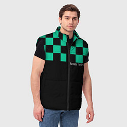 Мужской жилет Kamado Tanjirou Kimetsu no Yaiba, цвет: 3D-черный — фото 2