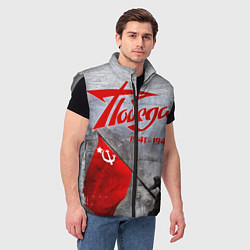 Мужской жилет 9 мая День победы, цвет: 3D-светло-серый — фото 2