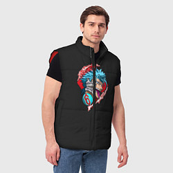 Мужской жилет Гриммджоу Эспада, цвет: 3D-красный — фото 2